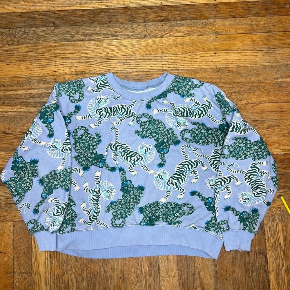 Gorman x Camilla Perkins Sweater - Tiger Queen - Medium - 100% Organic Cotton - Picture 2 of 11